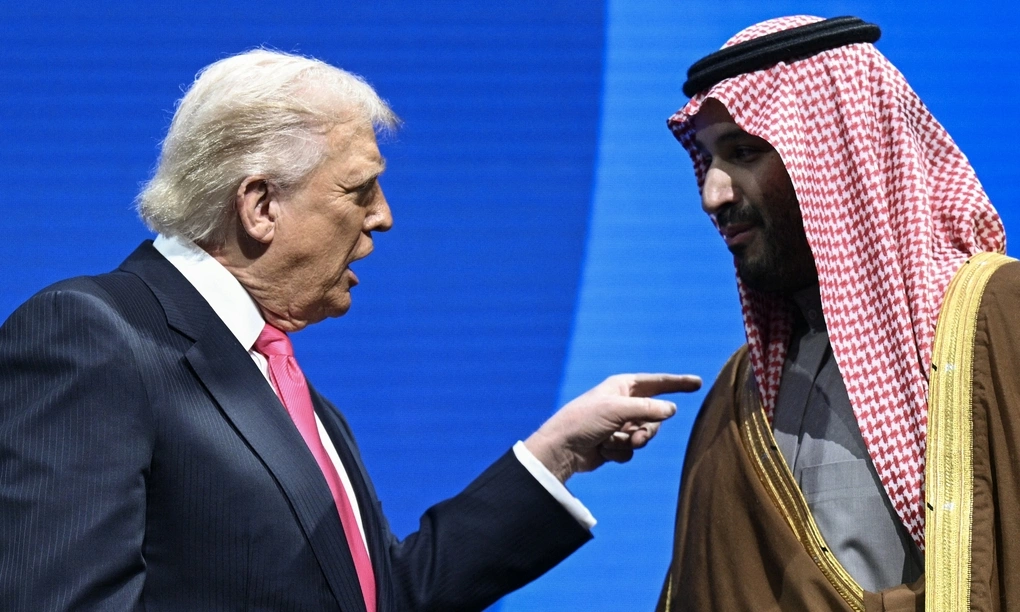 Thái tử Arab Saudi Mohammed bin Salman và Tổng thống Mỹ Donald Trump tại Diễn đàn Đầu tư Mỹ - Arab Saudi ở Trung tâm Nghệ thuật Biểu diễn John F. Kennedy tại Washington hồi tháng 11/2025. Ảnh: AFP