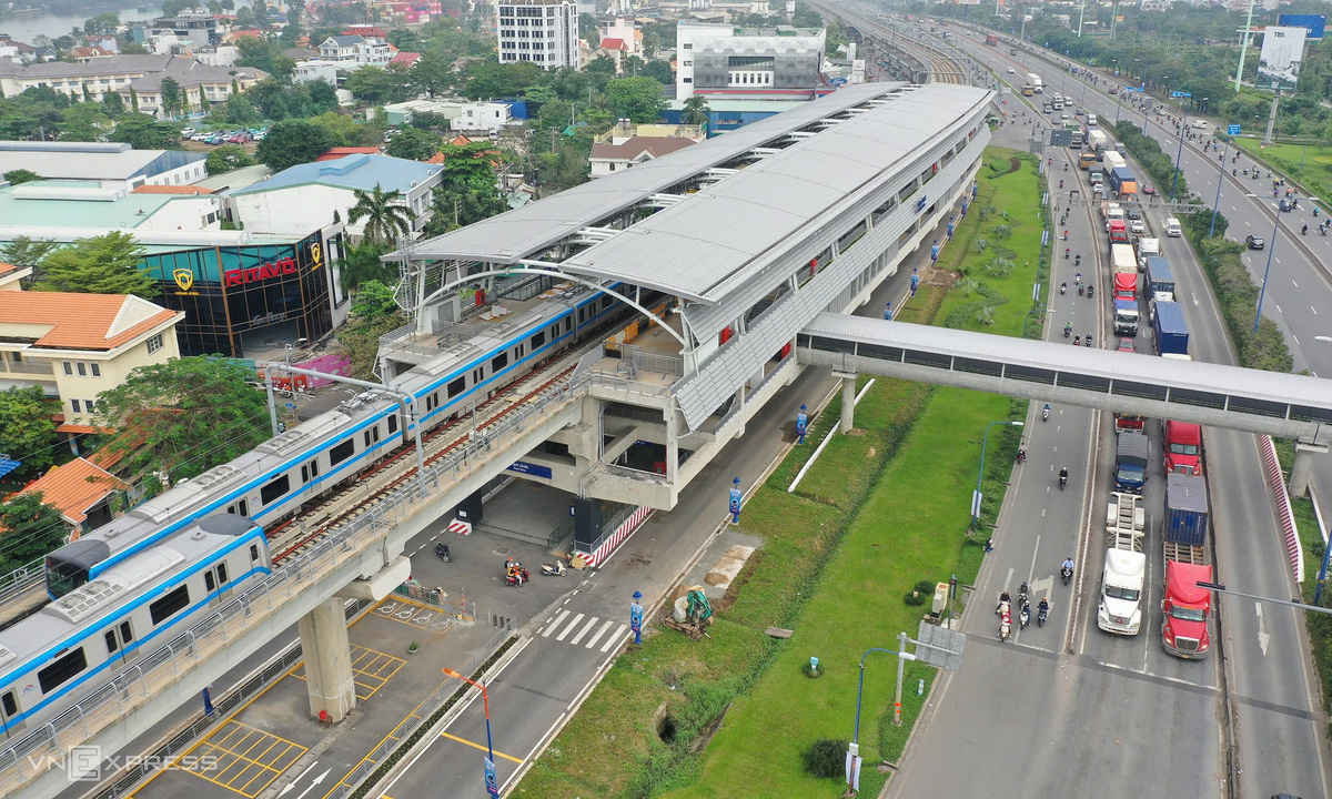 Metro Bến Thành - Suối Tiên đến sân bay Long Thành sẽ được xây cấp bách