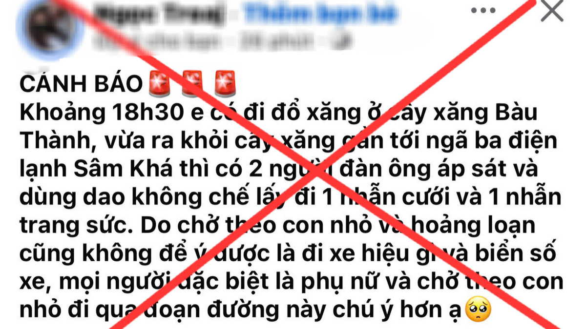 Sợ chồng biết mất nhẫn cưới, vợ dựng chuyện bị cướp