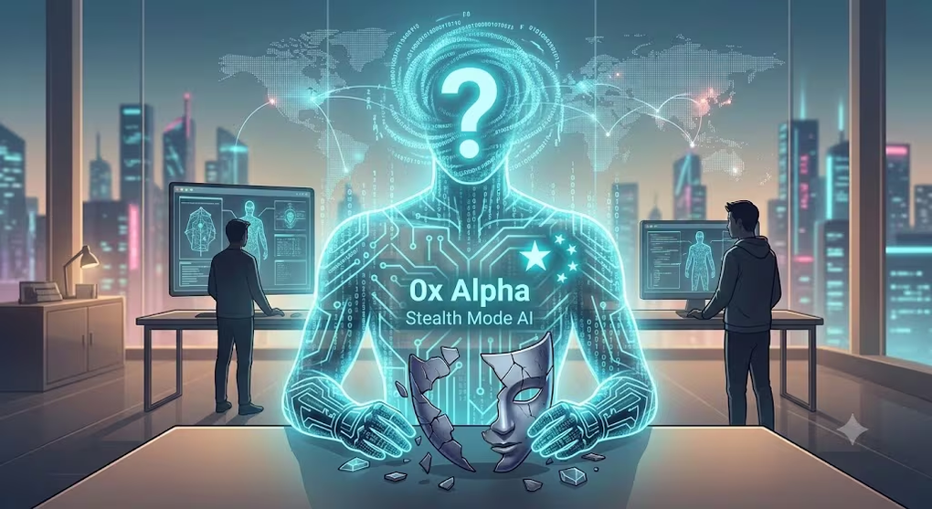 Minh họa mô hình AI bí ẩn Ox Alpha. Ảnh: Gemini