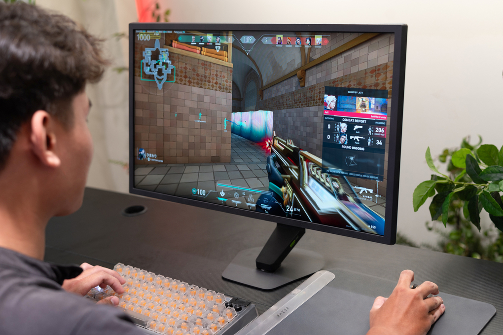 LG UltraGear 25G590B, màn hình gaming đầu tiên trên thế giới đạt tần số quét gốc 1000Hz. Ảnh: LG