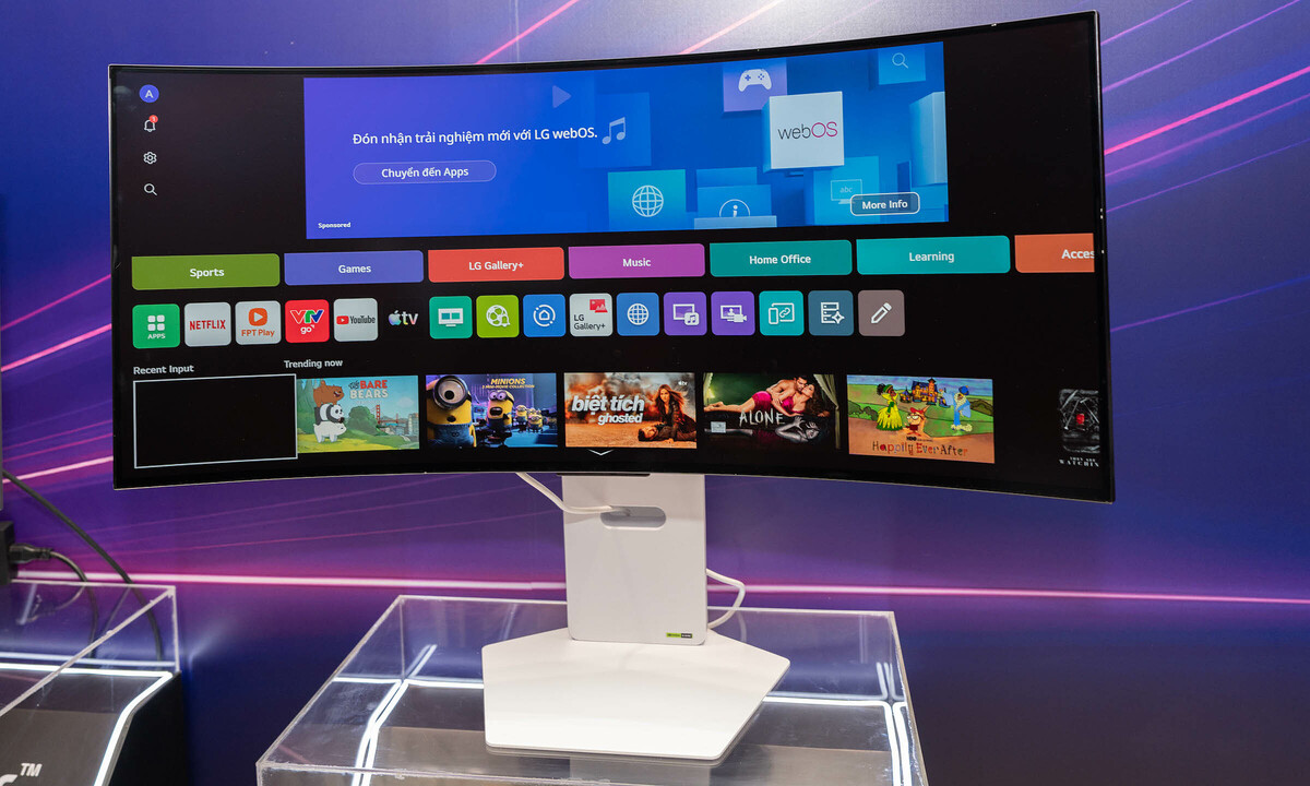 LG đưa AI lên màn hình gaming OLED UltraGear