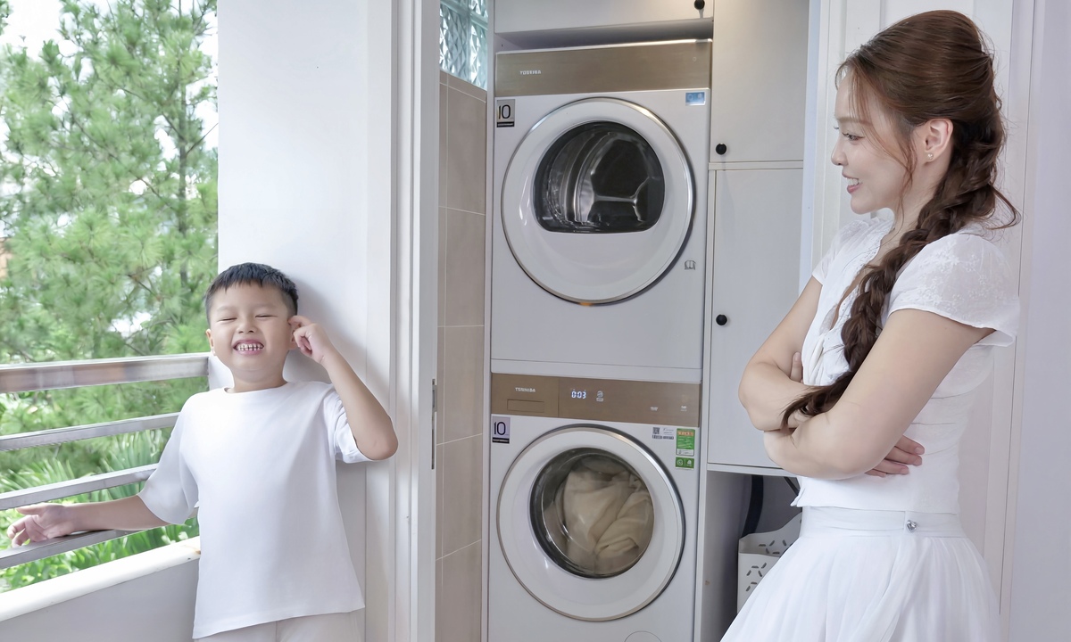 Tiêu chí chọn máy giặt sấy cho nhà mới của Trinh Phạm