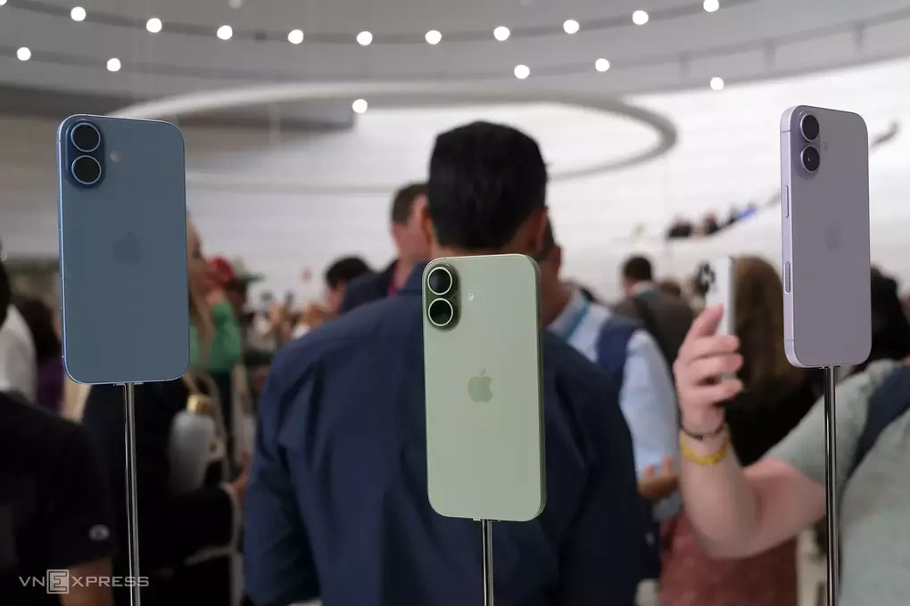 iPhone 17 at the launch ceremony. Photo: Tuan Hung
