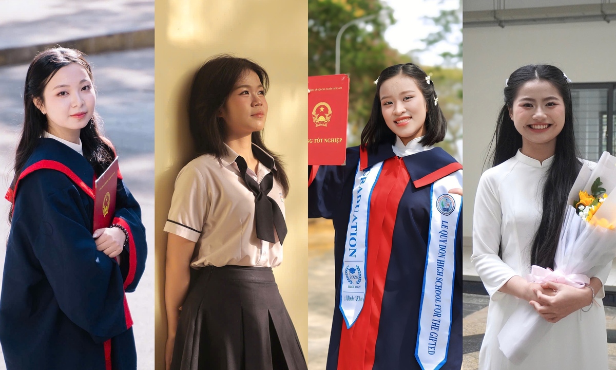 4 nữ sinh đỗ Học viện Quân y với 30/30 điểm