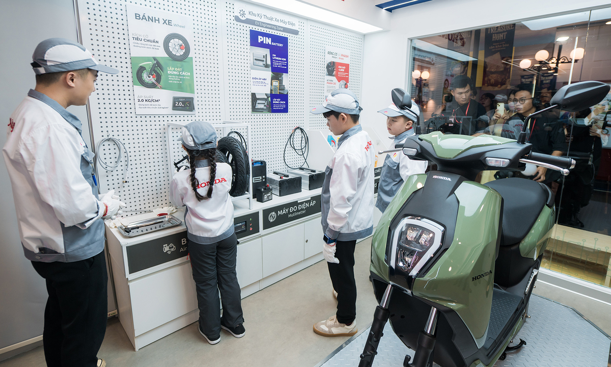 Honda Việt Nam ra mắt trung tâm trải nghiệm công nghệ xe máy điện