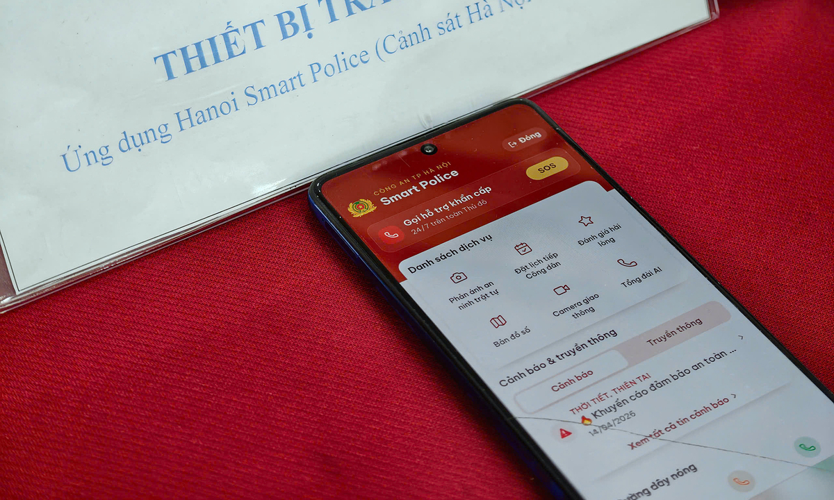 Người dân sắp theo dõi camera giao thông qua ứng dụng Hanoi Smart Police