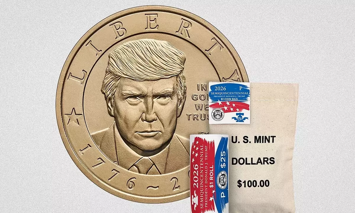 Đồng xu in hình ông Trump cháy hàng