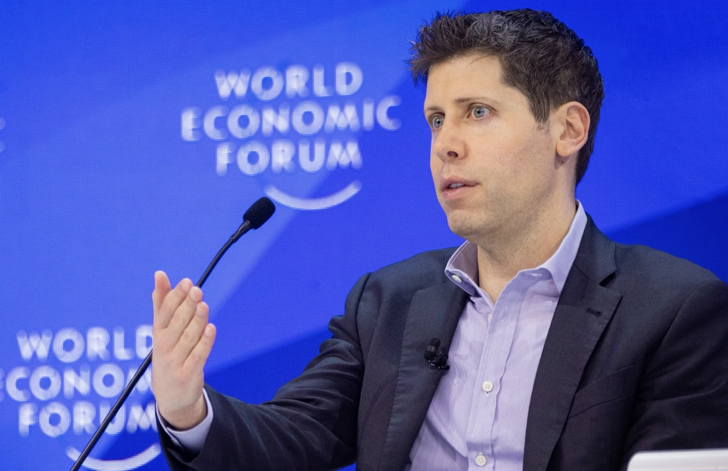 CEO OpenAI Sam Altman tại Diễn đàn Kinh tế Thế giới (WEF) ở Davos (Thụy Sĩ) năm 2024. Ảnh: WEF