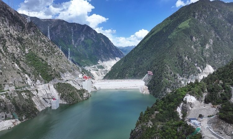 Songjiangkou hydroelectric dam in Sichuan province. Photo: PowerChina