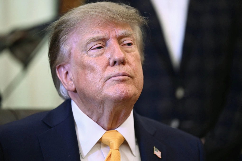 Tổng thống Mỹ Donald Trump tại Phòng Bầu dục ngày 4/9. Ảnh: AFP