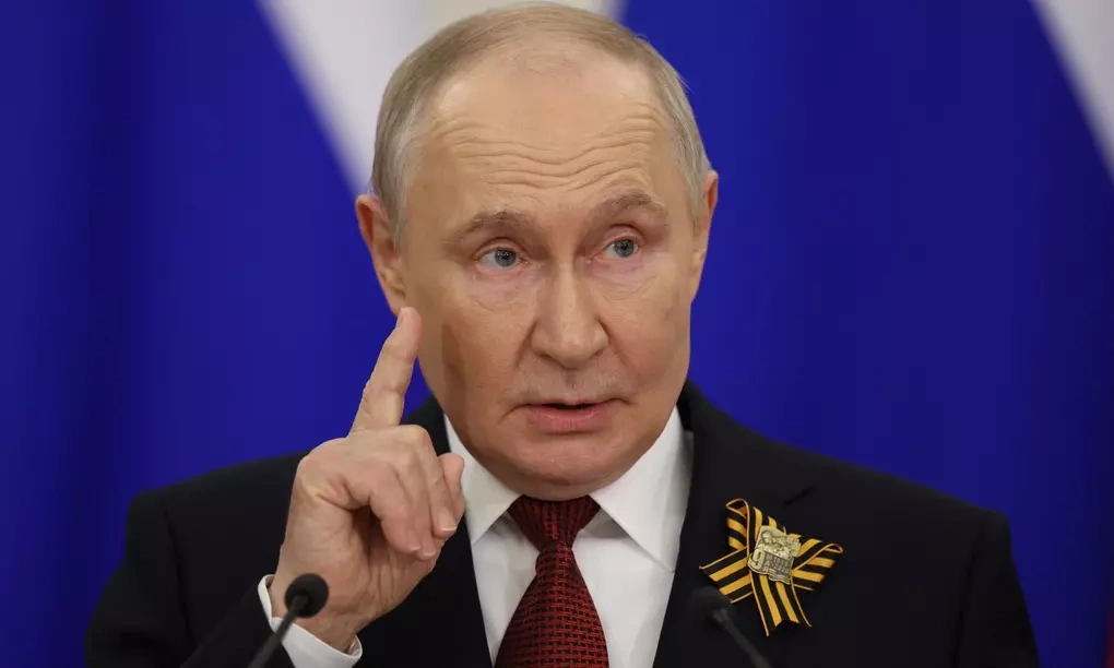 Tổng thống Nga Vladimir Putin tại Điện Kremlin hồi tháng 5. Ảnh: AFP