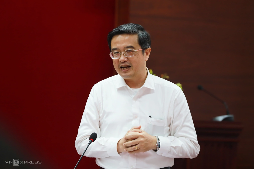 GS.TS Nguyễn Vũ Quốc Huy, quyền Giám đốc Đại học Huế. Ảnh: Võ Thạnh