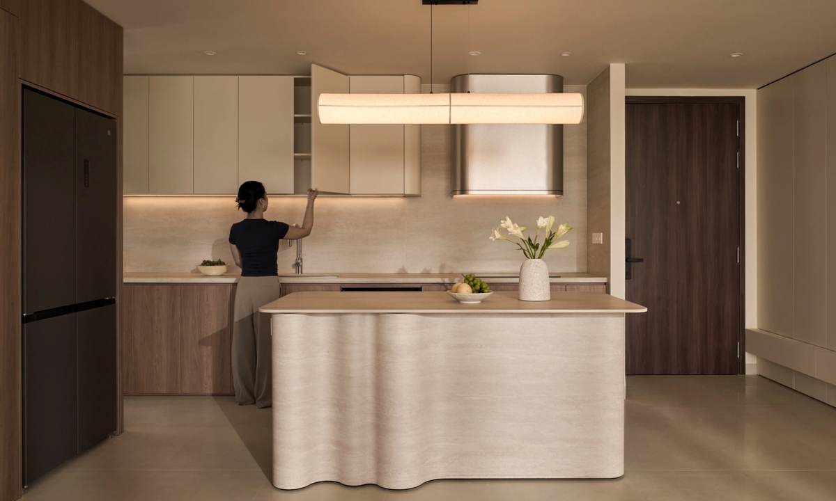 Căn hộ 60 m2 có nên làm bàn đảo bếp?