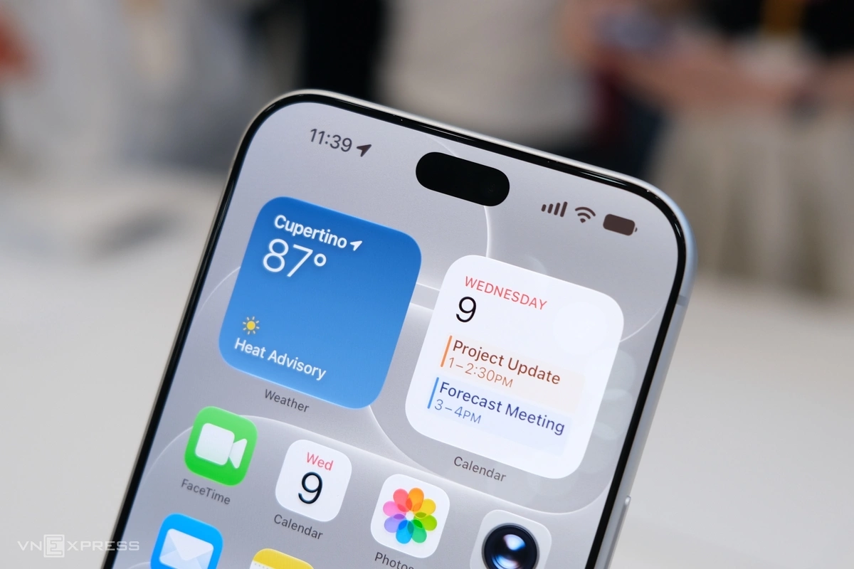 Dynamic Island iPhone 18 Pro Max hiển thị ba nội dung cùng lúc