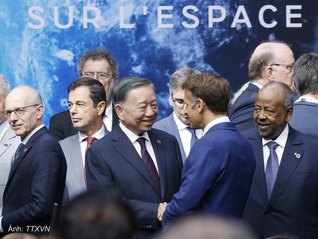 Tổng Bí thư, Chủ tịch nước Tô Lâm và Tổng thống Pháp Emmanuel Macron. Ảnh: TTXVN