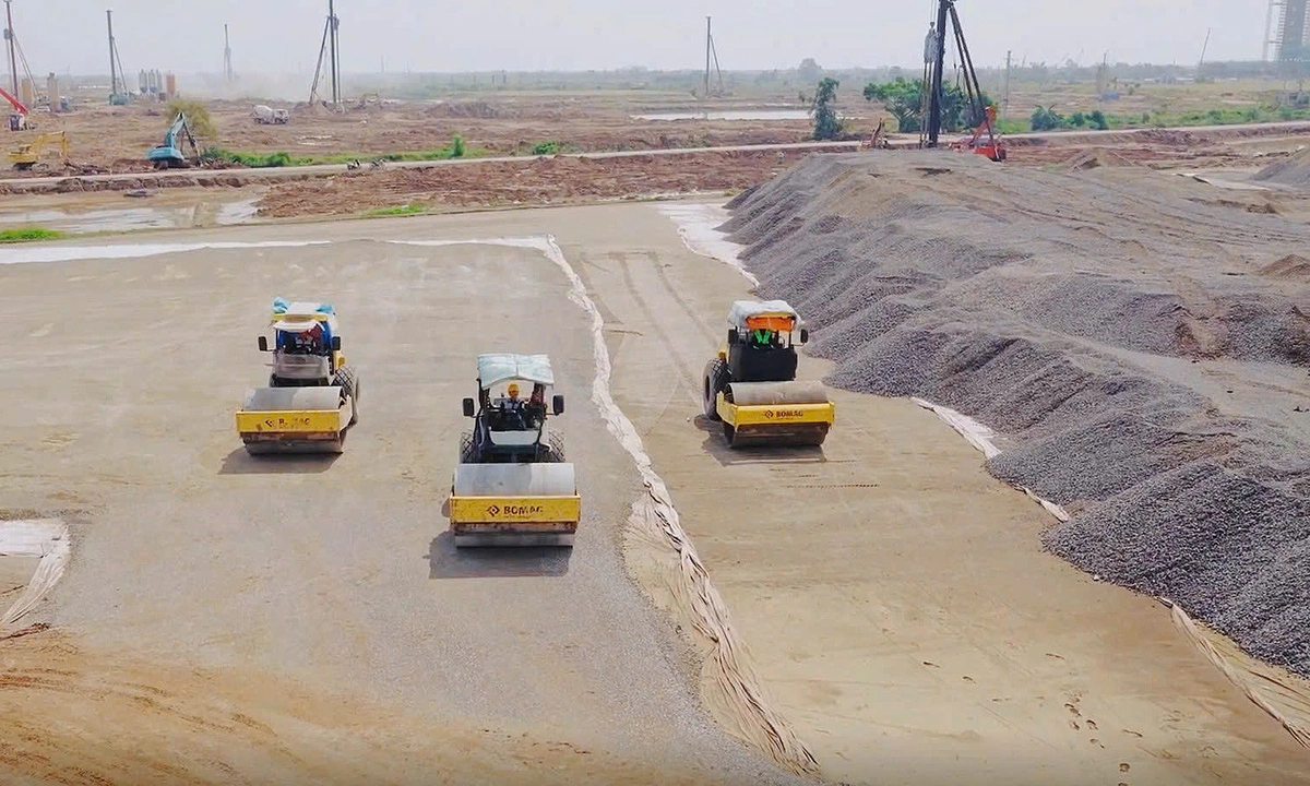 Cảng hàng không quốc tế Gia Bình tăng tốc thi công phục vụ APEC 2027