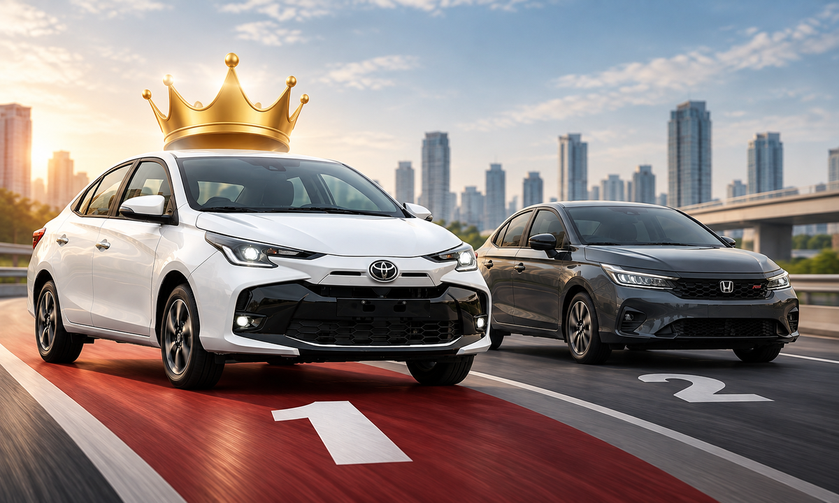 Sedan cỡ B tháng 8: Toyota Vios lấy lại ngôi đầu, Honda City lao dốc