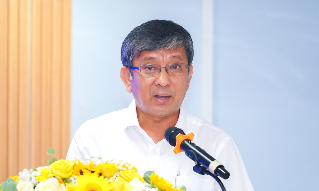 Thứ trưởng Khoa học Công nghệ Trần Trung Tính phát biểu tại hội nghị. Ảnh: Bảo Lâm