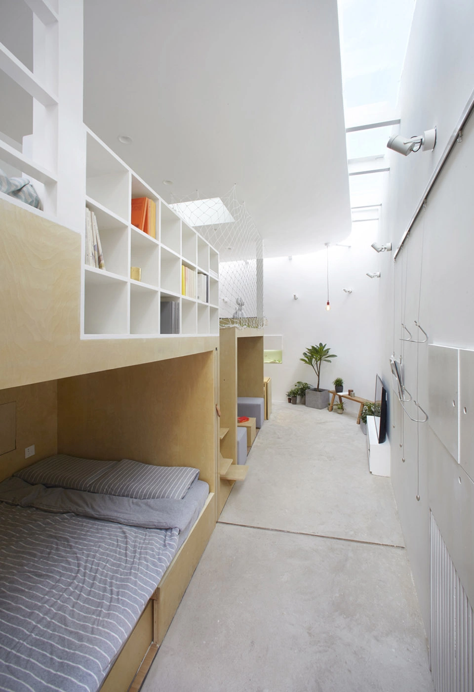 Nhà 43 m2 thiết kế đủ không gian cho 6 người