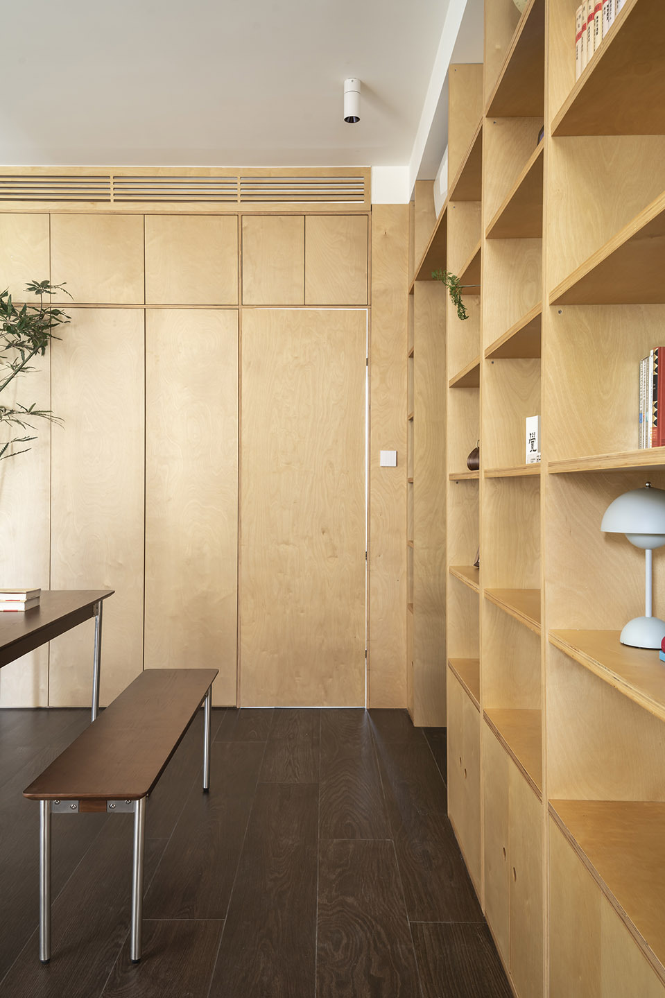 Căn hộ 56 m2 thiết kế không có phòng khách