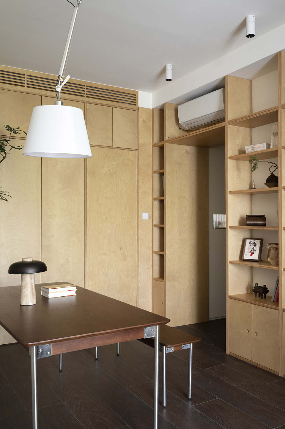 Căn hộ 56 m2 thiết kế không có phòng khách