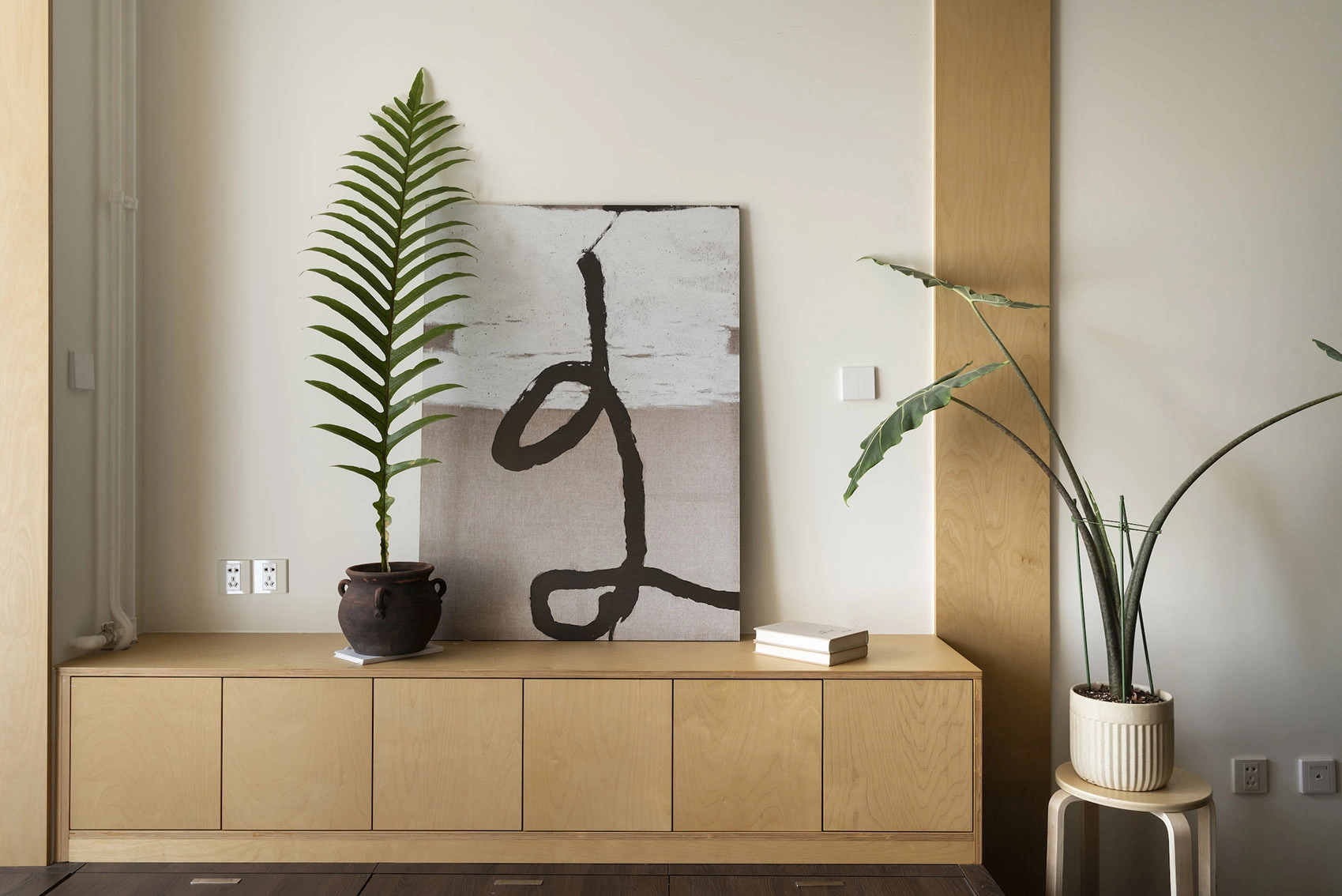 Căn hộ 56 m2 thiết kế không có phòng khách