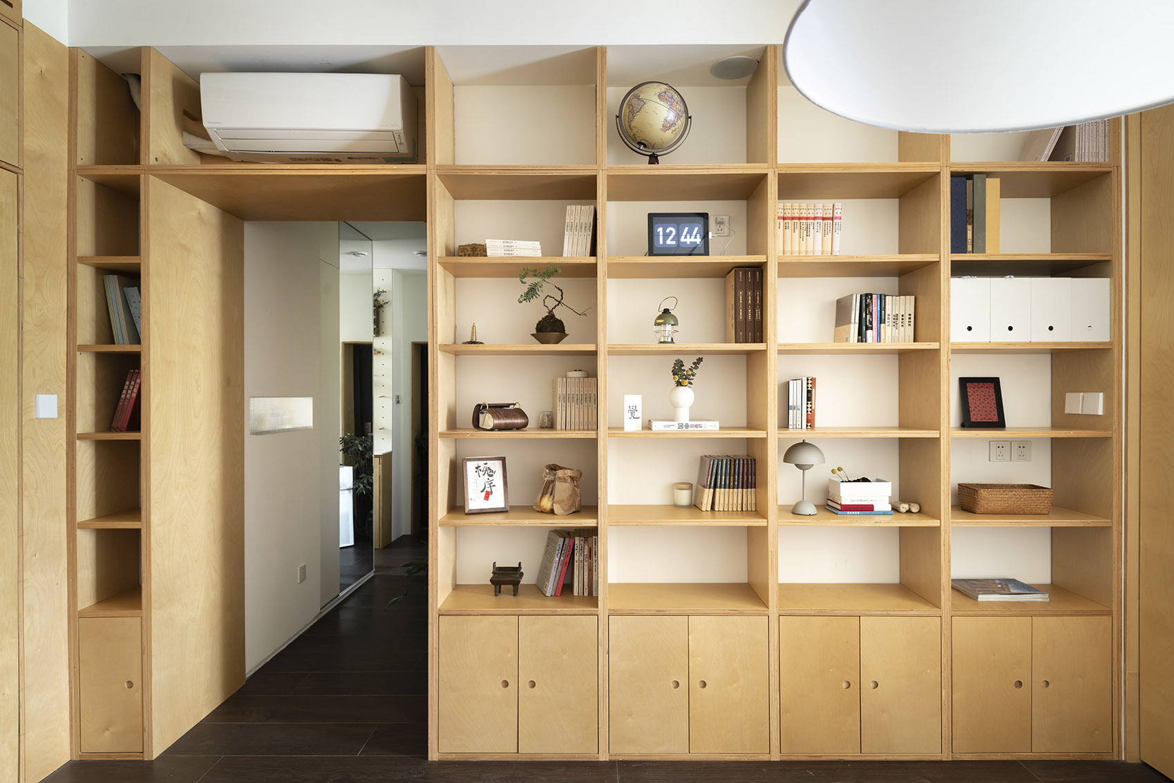 Căn hộ 56 m2 thiết kế không có phòng khách