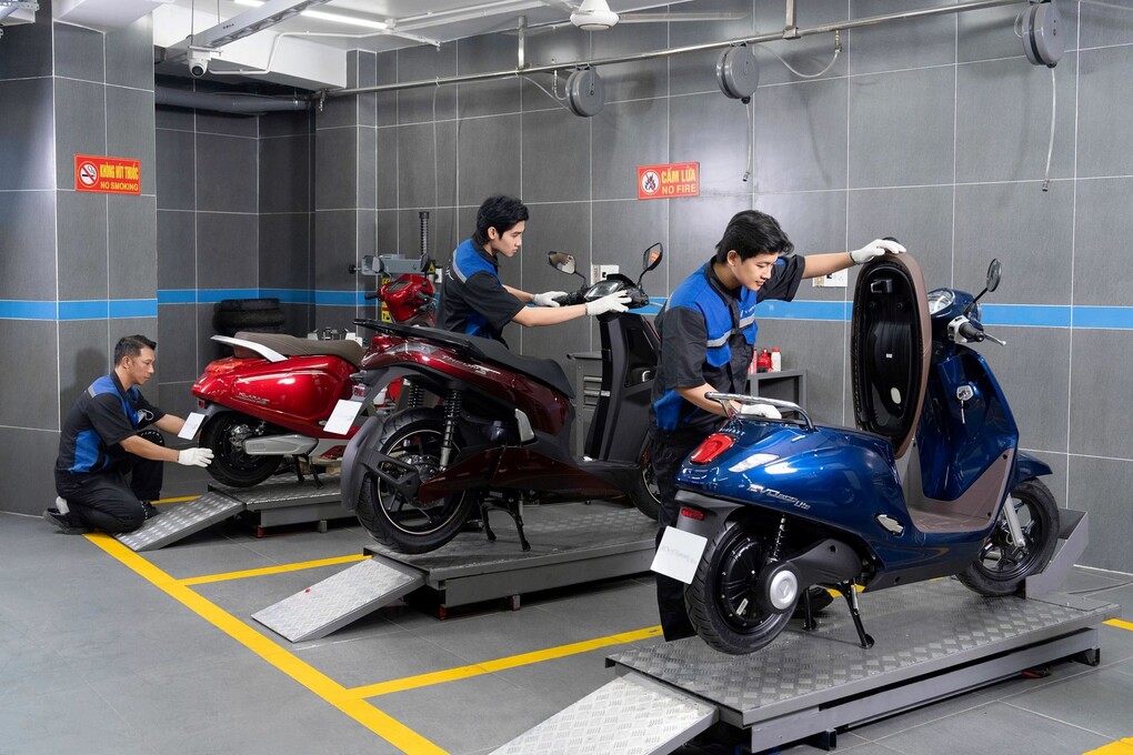Chính sách bảo hành - lợi thế của xe máy điện VinFast