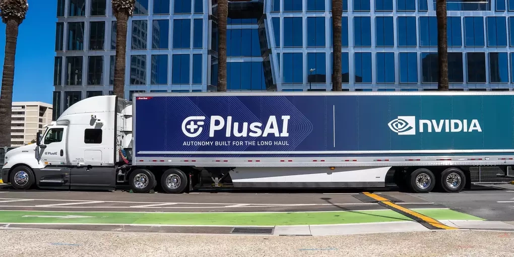PlusAI's tractor truck. Photo: PlusAI