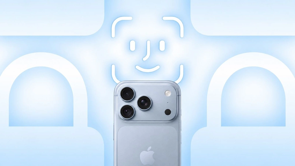 Minh họa iPhone 18 Pro và tính năng nhận diện khuôn mặt Face ID. Ảnh: MacRumors