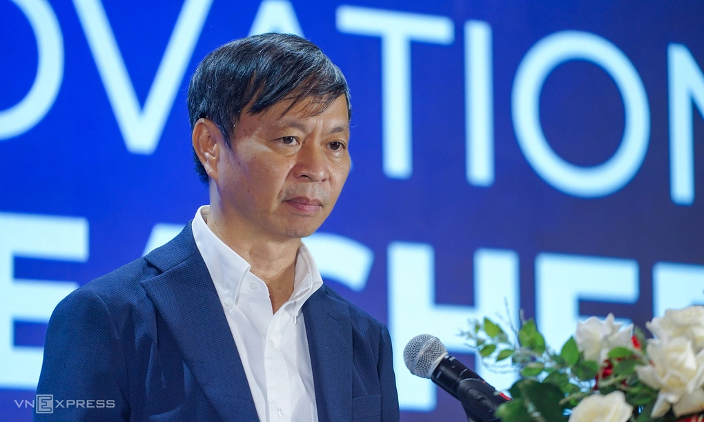 Thứ trưởng Khoa học và Công nghệ Hoàng Minh phát biểu tại sự kiện. Ảnh: Bảo Lâm