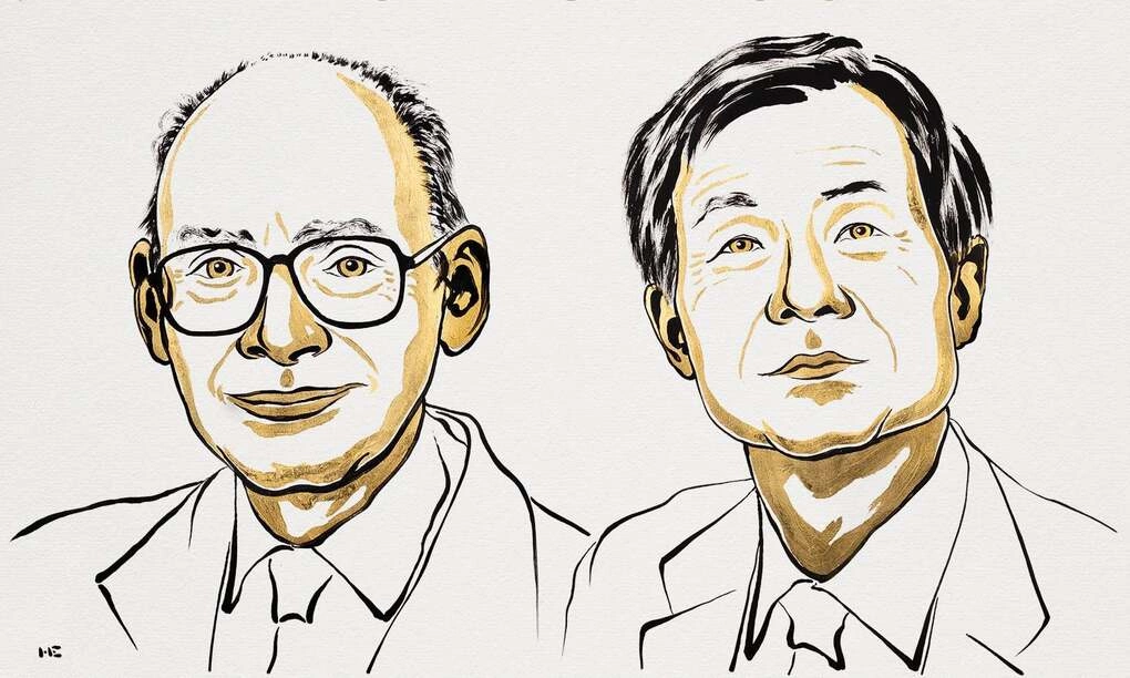 Scientist Henri B. Kagan and Kenso Soai. Photo: Nobel Prize