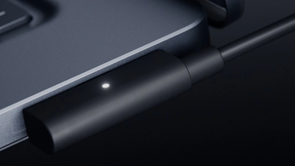 Magnetic USB-C charging port called Magnetic Connect from Microsoft.