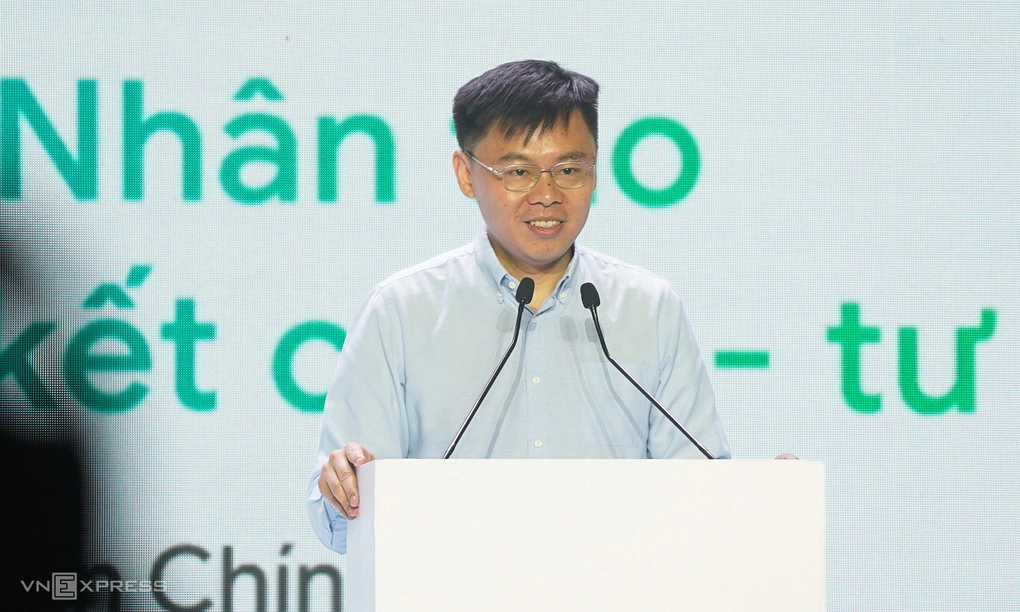 Mr. Truong Minh Huy Vu, Vice Chairman of Ho Chi Minh City People's Committee, spoke at the event on October 8, 2026. Photo: Luu Quy
