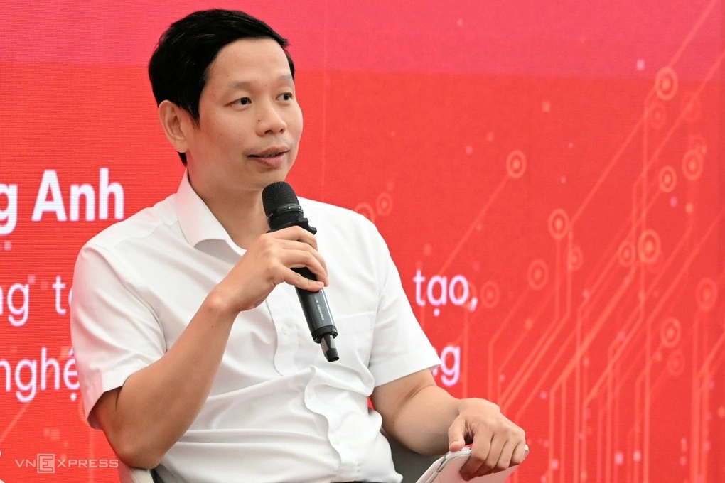 Ông Vũ Tiến Dũng, Trung tâm Dữ liệu quốc gia thuộc Bộ Công an. Ảnh: Trọng Đạt
