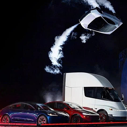 Gần 10 năm từ ý tưởng đến ôtô bay của Elon Musk