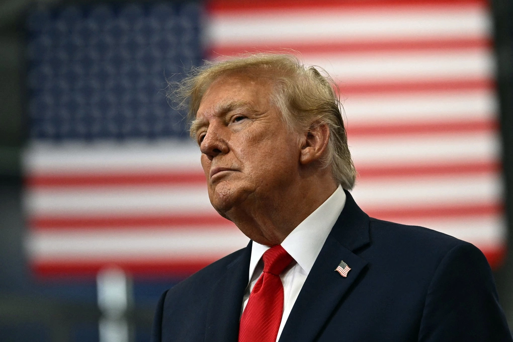 Tổng thống Mỹ Donald Trump tại Wasilla, bang Alaska, ngày 13/10. Ảnh: AFP